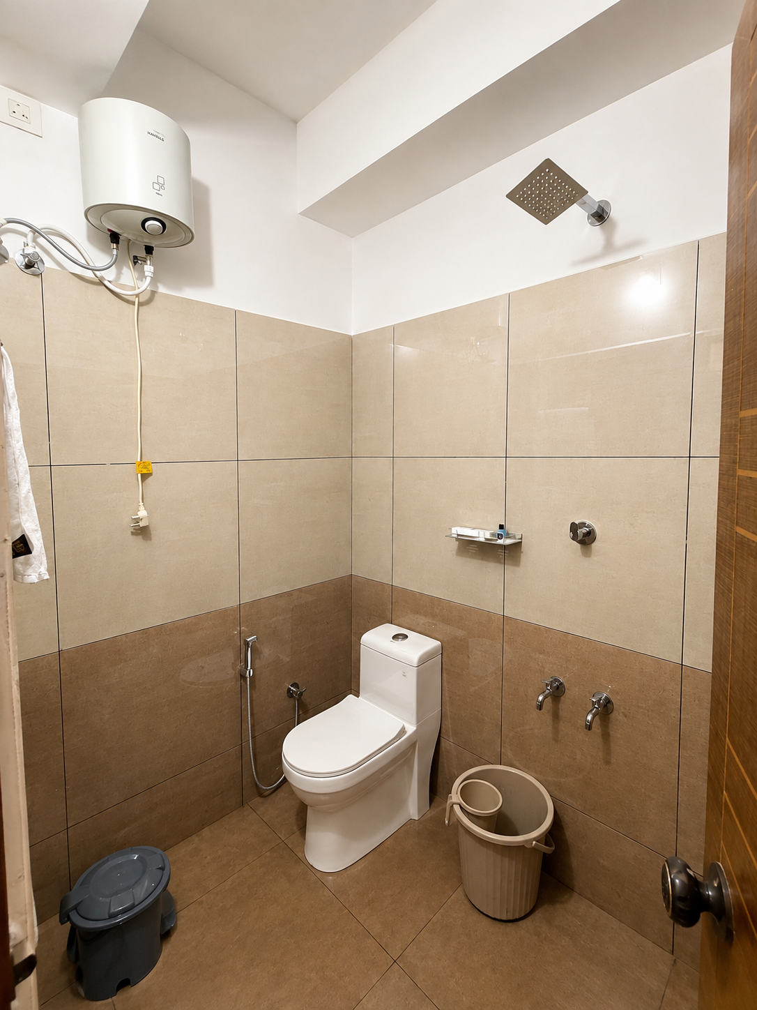 2 BHK Bathroom and water heater geyser